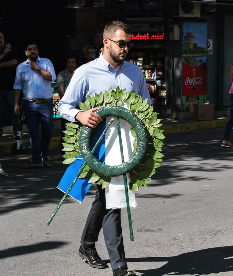 Δραστηριότητες 240 κατάθεση στεφανιών εθνική αντίσταση sidiropoulos thodoris